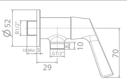 voi sen lanh am tuong american standard wf t605 2