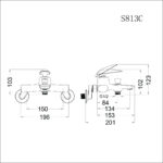 voi sen tam caesar s813c nong lanh