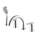 Vòi sen bồn tắm HAFELE ACTIVE 589.02.736 4 lỗ gắn bồn nóng lạnh