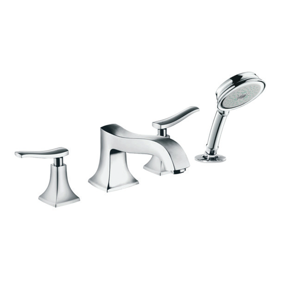 Vòi sen bồn tắm HANSGROHE METRIS CLASSIC 589.29.343 4 lỗ gắn bồn nóng lạnh