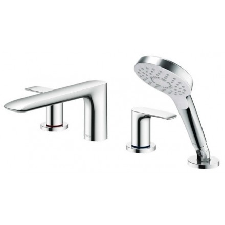 Vòi sen bồn tắm TOTO TBG04202BB gắn bồn 4 lỗ GA nóng lạnh