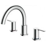 Vòi sen bồn tắm TOTO TBS01201BA gắn bồn 3 lỗ LB nóng lạnh