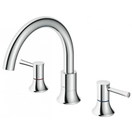 Vòi sen bồn tắm TOTO TBS02201BA gắn bồn 3 lỗ LN nóng lạnh