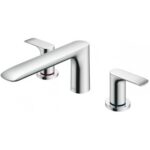 Vòi sen bồn tắm TOTO TBG04201BA gắn bồn 3 lỗ GA nóng lạnh