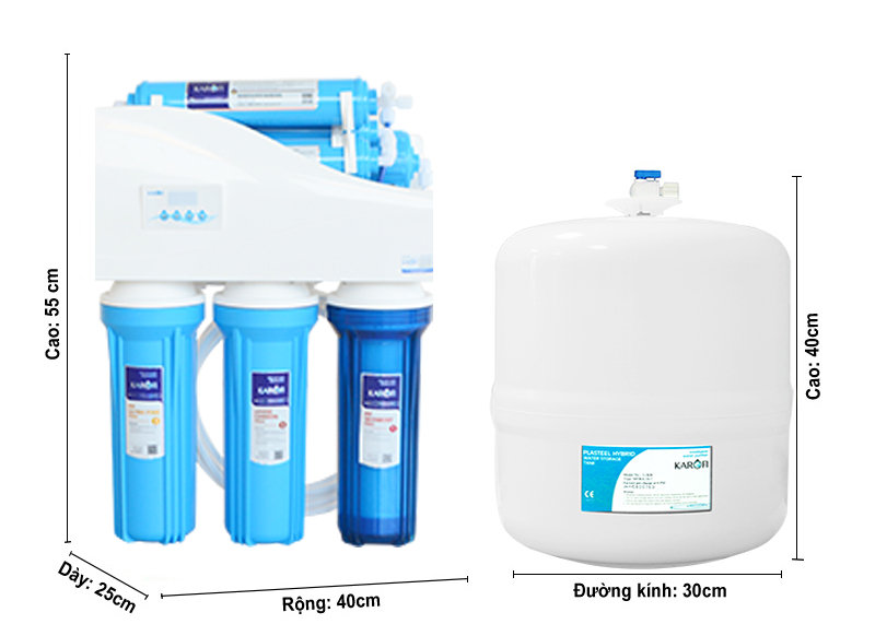 41 thong so ky thuat may loc nuoc karofi K9I 9 cap
