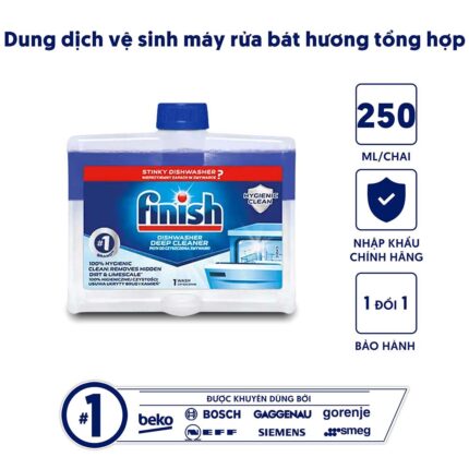 Dung dịch vệ sinh Máy rửa bát Finish Soda 250ml