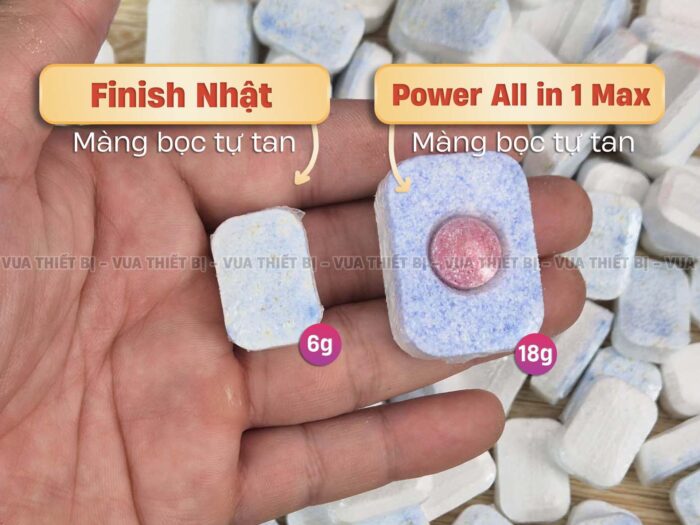 Viên rửa bát Finish Power All In 1 Max túi 30 viên hương chanh - Ảnh 12