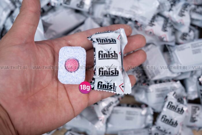 Viên rửa bát Finish Power Essential hộp 100 viên hương chanh - Ảnh 2