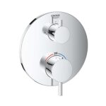 Mặt Bộ Trộn Grohe Atrio 24135003 Ổn Nhiệt SmartControl âm tường nóng lạnh