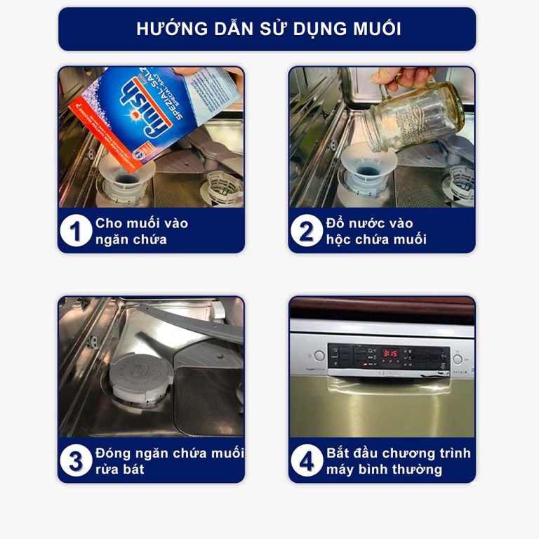 Muối rửa bát Finish Salt 1kg