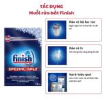 Muối rửa bát Finish Salt hộp 1.2kg - Ảnh 2
