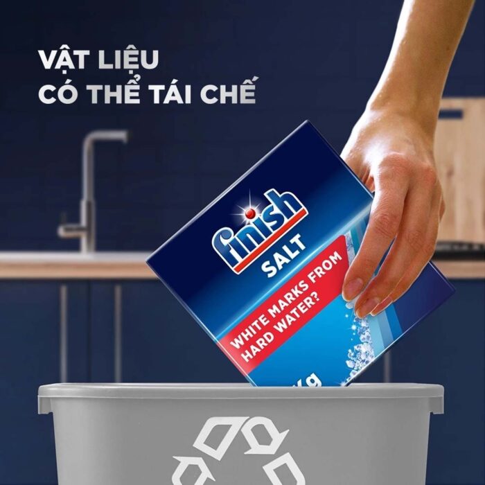 Muối rửa bát Finish Salt hộp 1.2kg - Ảnh 7