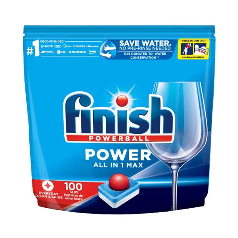 Viên rửa bát Finish Power All In 1 Max túi 100 viên