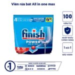 Viên rửa bát Finish All In One Max 100 viên