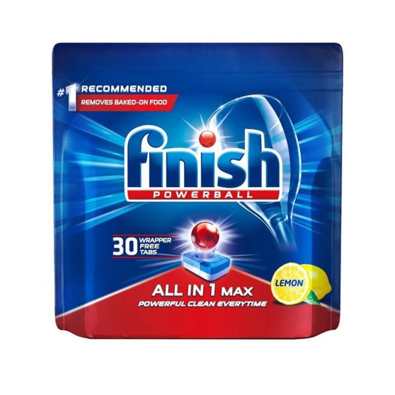 Viên rửa bát Finish Power All In 1 Max túi 30 viên hương chanh