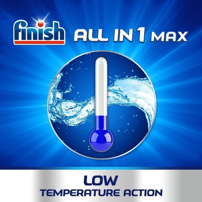 Viên rửa bát Finish All In One Max 30 viên hương chanh