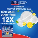 Viên rửa bát Finish All In One Quantum 27 viên hương chanh