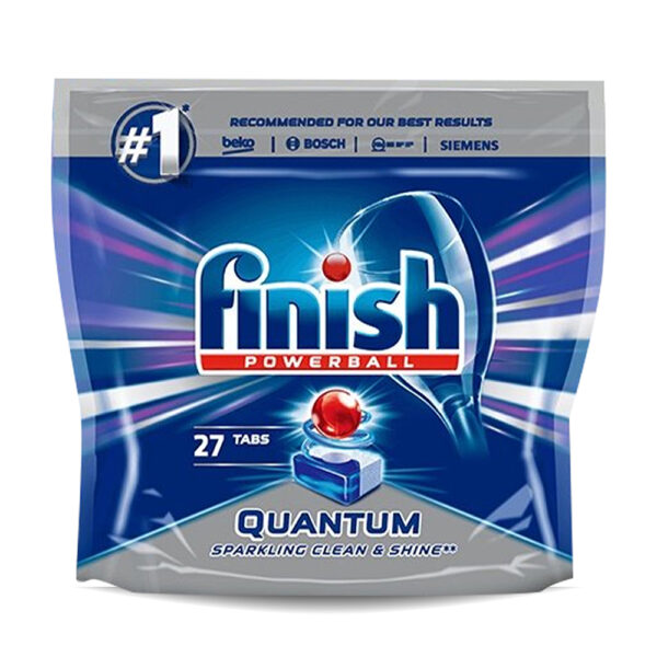 Viên rửa bát Finish Quantum All In 1 túi 27 viên