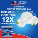 Viên rửa bát Finish All In One Quantum 27 viên không mùi