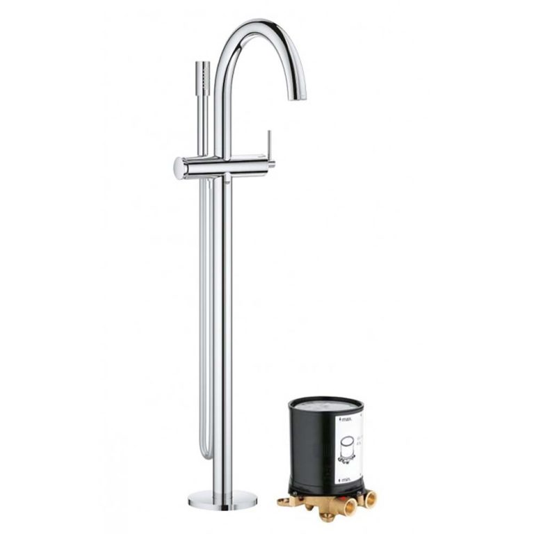 Vòi sen xả bồn tắm Grohe Atrio 32653003 Đặt Sàn nóng lạnh