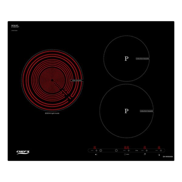 Bếp từ kết hợp hồng ngoại ba CHEFS EH MIX545N
