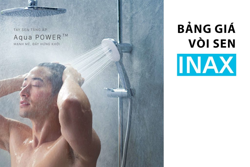 Bảng giá vòi sen INAX chiết khấu cao nhất