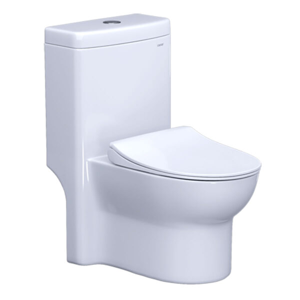 Bồn cầu 1 khối CAESAR C1352 trẻ em nắp êm M284