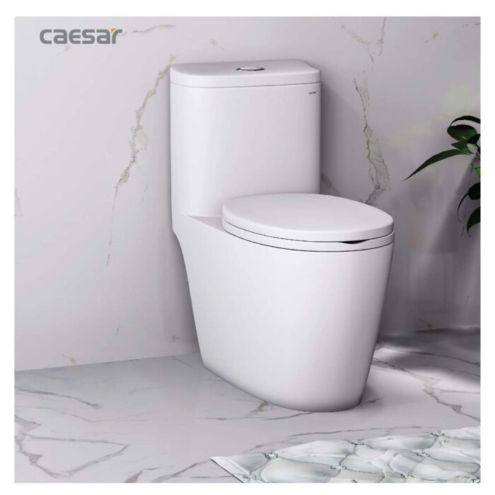 Bồn cầu 1 khối CAESAR C1364 nắp êm MU234 - Ảnh 5
