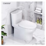 Bồn cầu 1 khối CAESAR C1394 (CD1394) nắp êm M233 - Ảnh 7