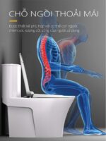 Bồn cầu 1 khối Caesar CD1395 4