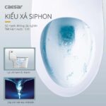 Bồn cầu 1 khối CAESAR C1353 nắp êm MU234 - Ảnh 14