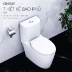 Bồn cầu 1 khối CAESAR C1364 nắp êm MU234 - Ảnh 12