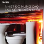 Bồn cầu 1 khối CAESAR C1374 nắp êm MU235 - Ảnh 8