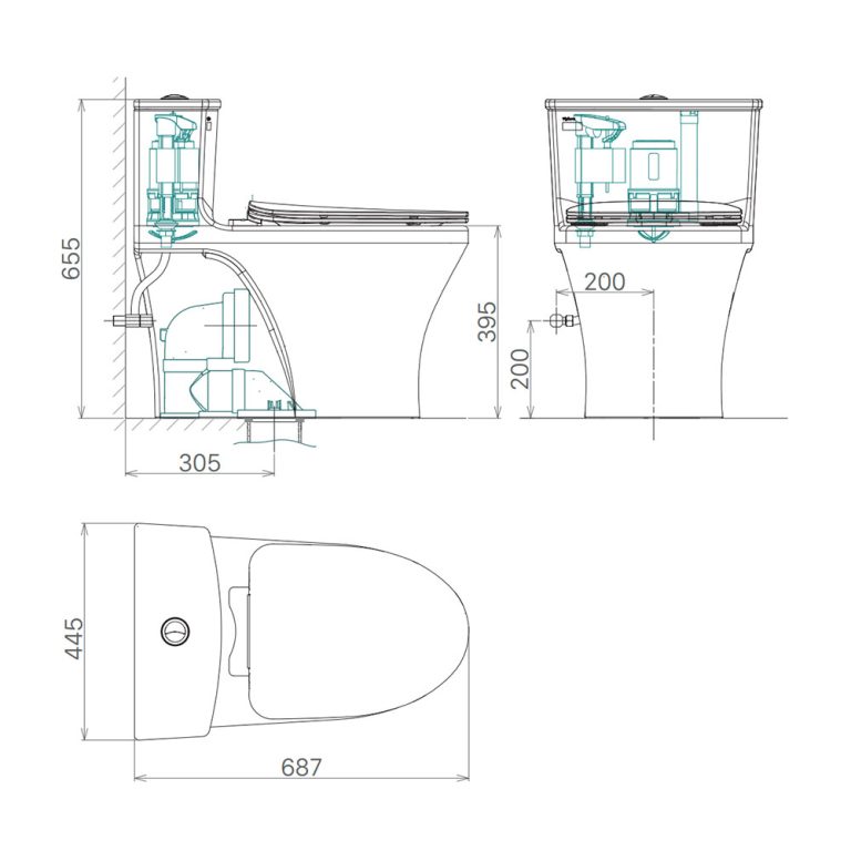 Bản-vẽ-kĩ-thuật-Bồn-cầu-1-khối-VIGLACERA-HL2-nắp-êm