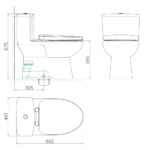 Bản-vẽ-kĩ-thuật-Bồn-cầu-1-khối-VIGLACERA-V811-nắp-êm