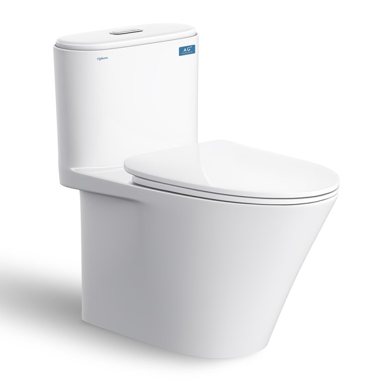 Bồn cầu 1 khối VIGLACERA V812 nắp êm