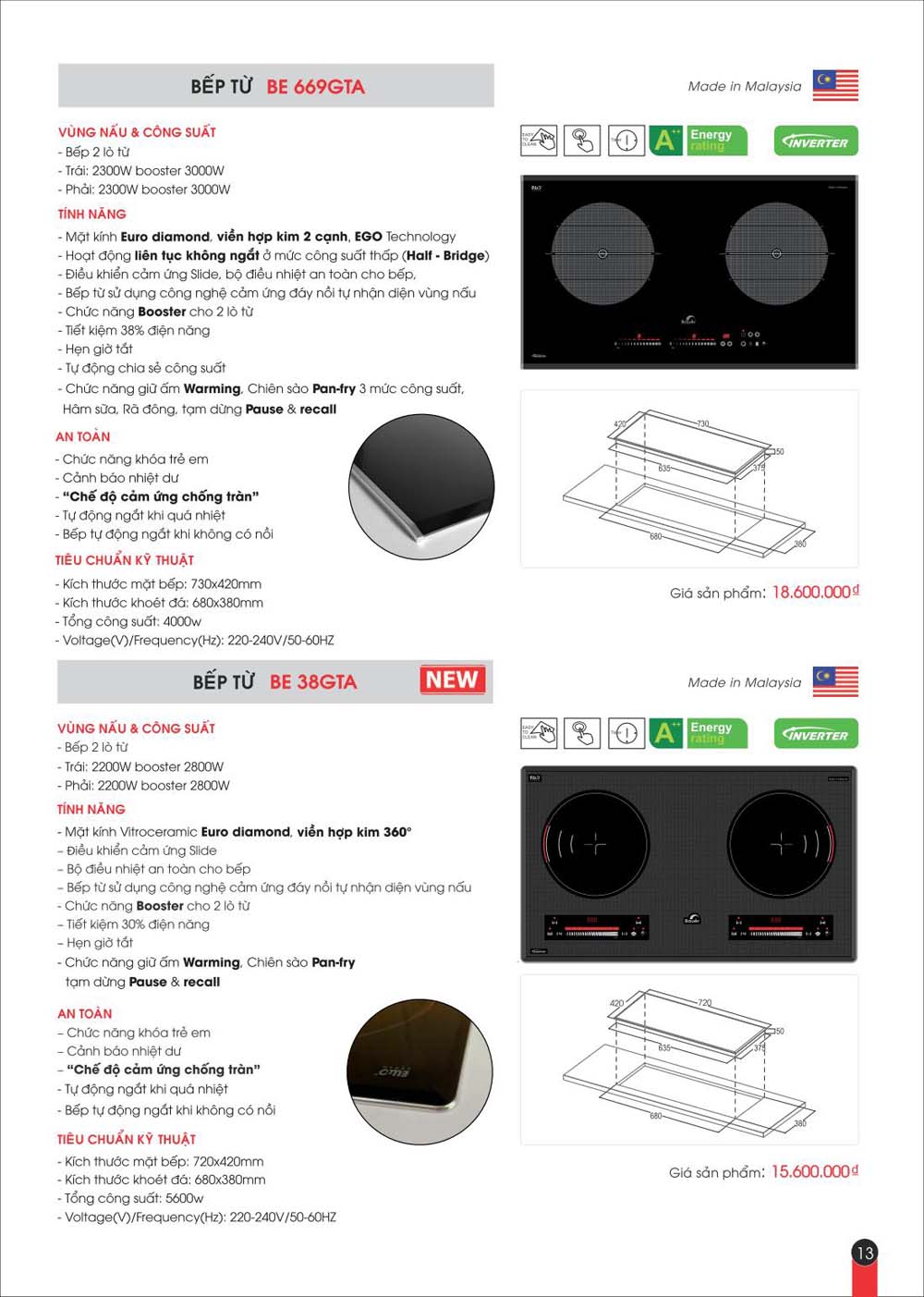 Catalogue BAUER Bang gia thiet bi bep vuathietbi.com 13