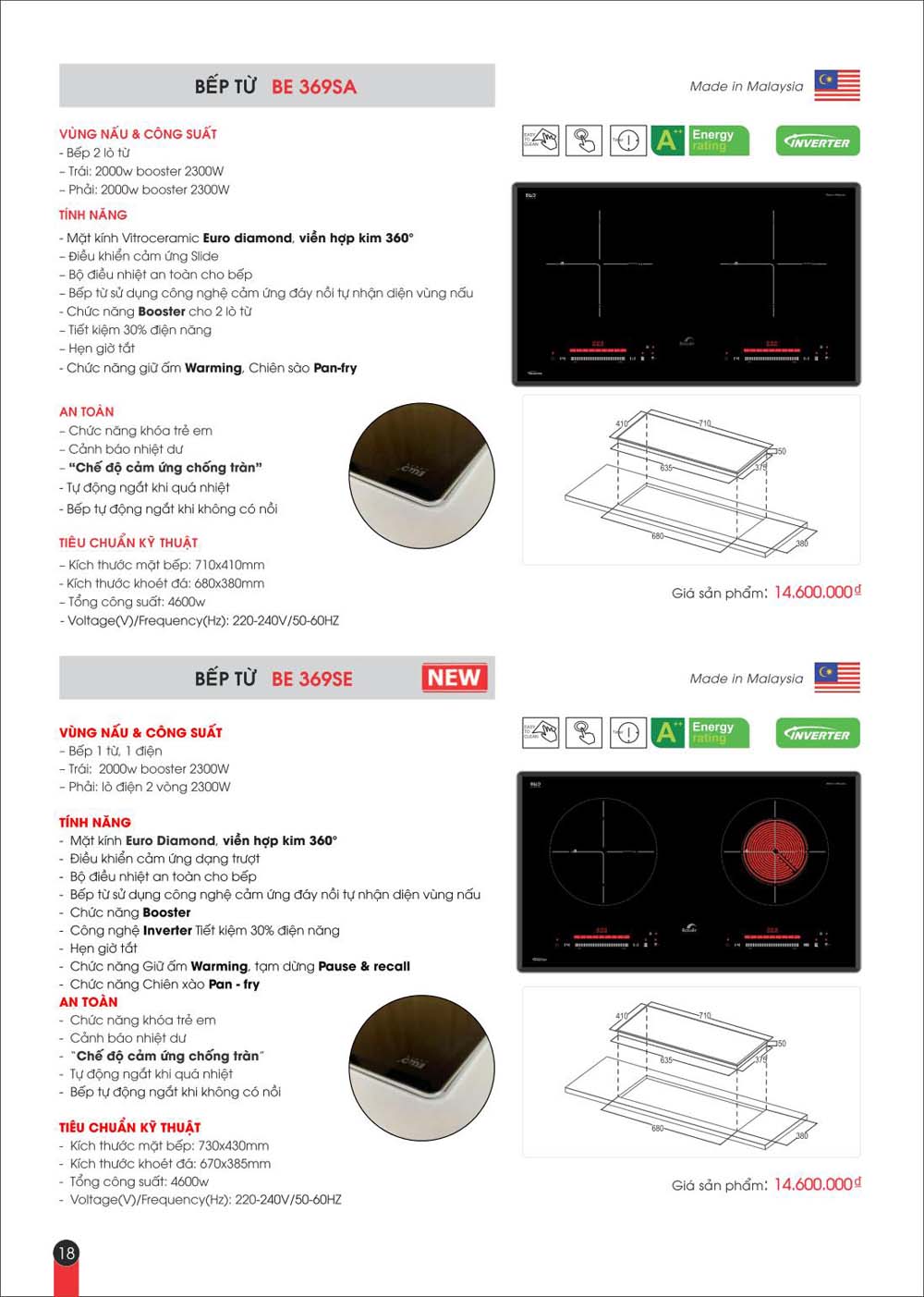 Catalogue BAUER Bang gia thiet bi bep vuathietbi.com 18