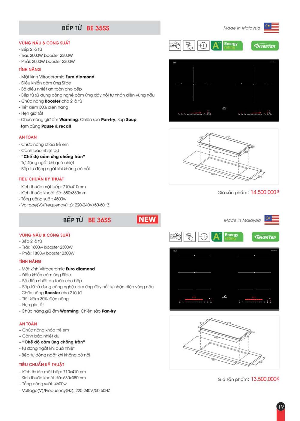 Catalogue BAUER Bang gia thiet bi bep vuathietbi.com 19