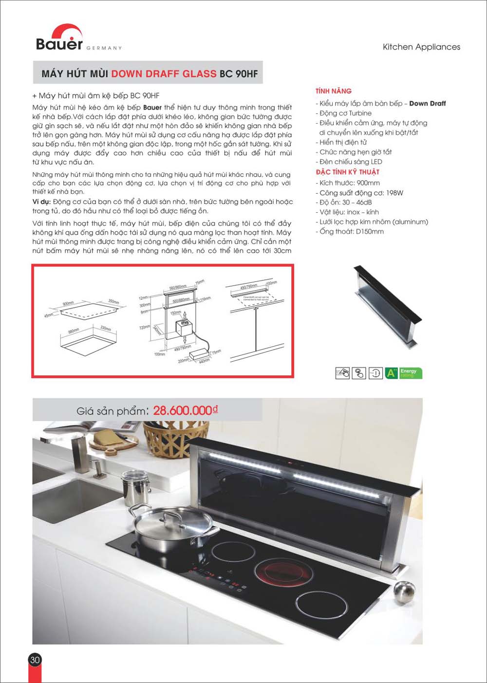 Catalogue BAUER Bang gia thiet bi bep vuathietbi.com 30