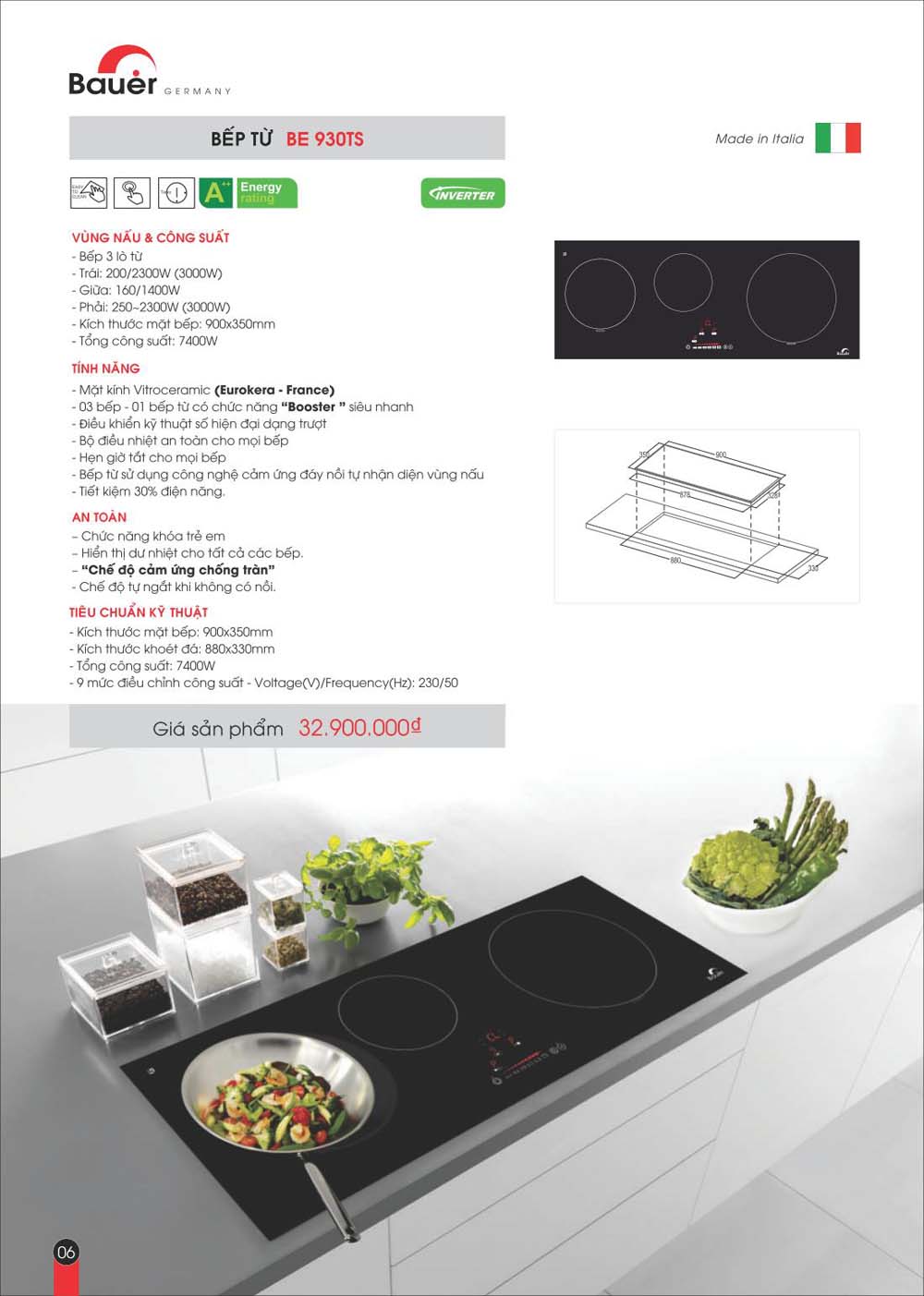 Catalogue BAUER Bang gia thiet bi bep vuathietbi.com 6