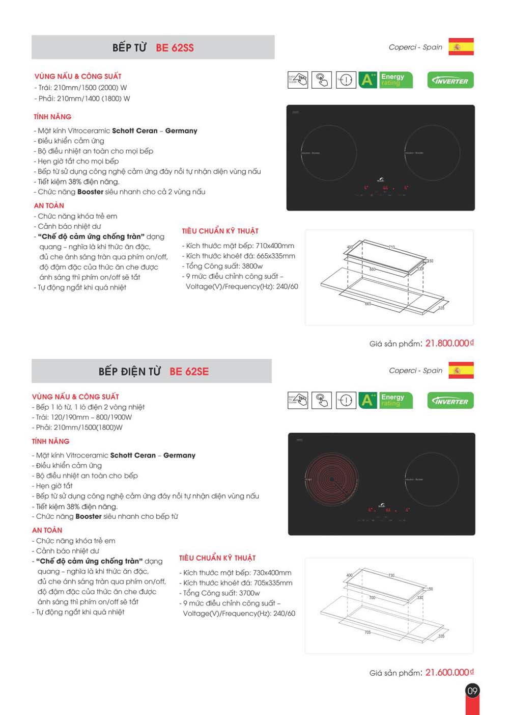 Catalogue BAUER Bang gia thiet bi bep vuathietbi.com 9
