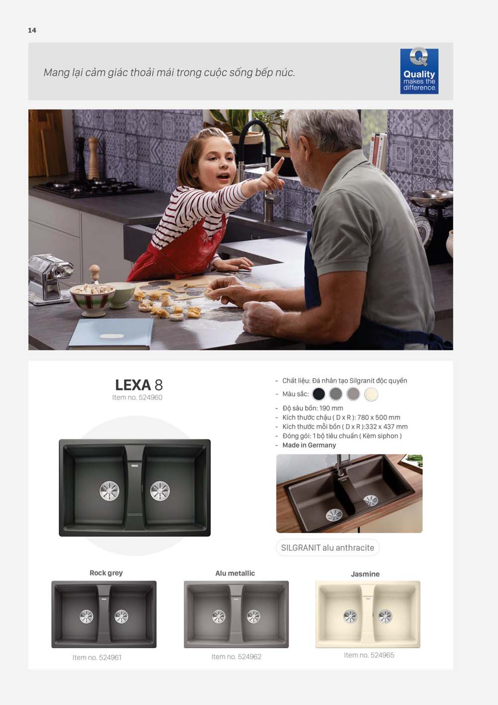 Catalogue BLANCO 2023 Bang gia thiet bi nha bep vuathietbi.com 14