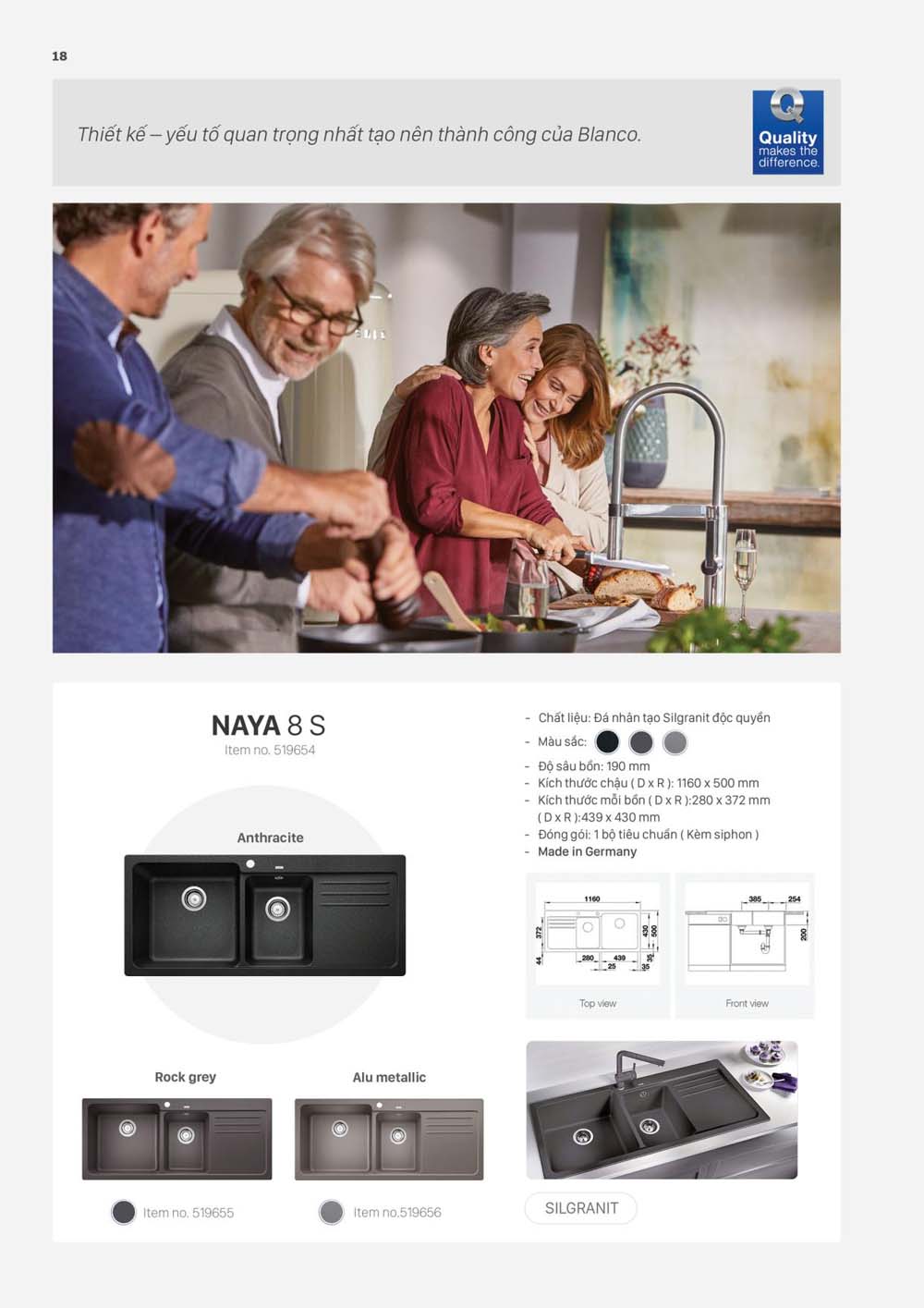 Catalogue BLANCO 2023 Bang gia thiet bi nha bep vuathietbi.com 18