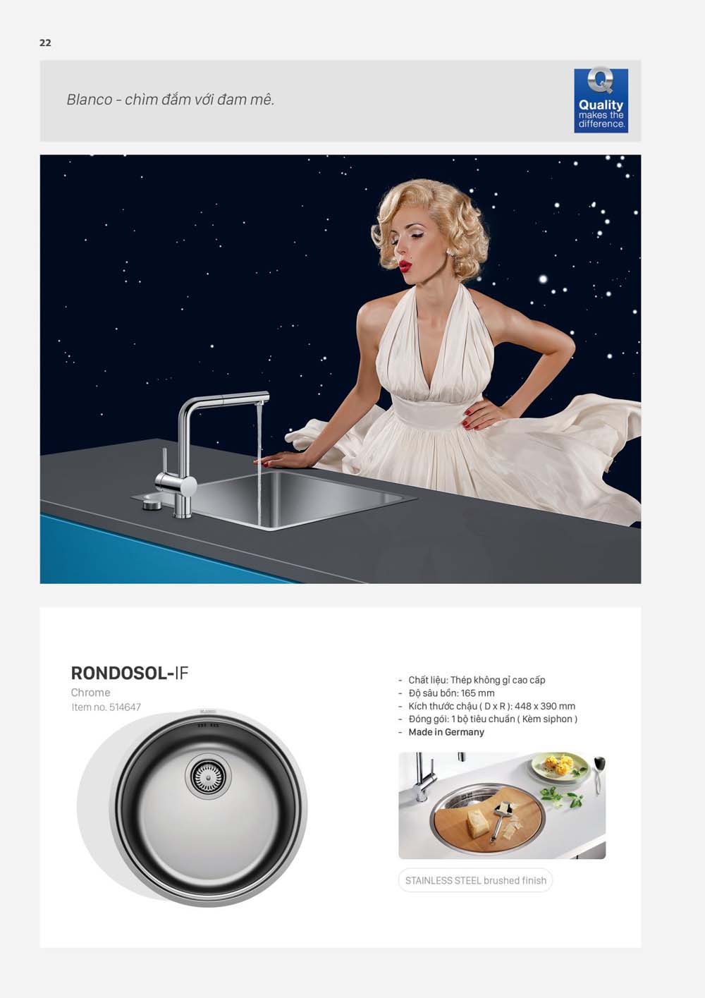 Catalogue BLANCO 2023 Bang gia thiet bi nha bep vuathietbi.com 22