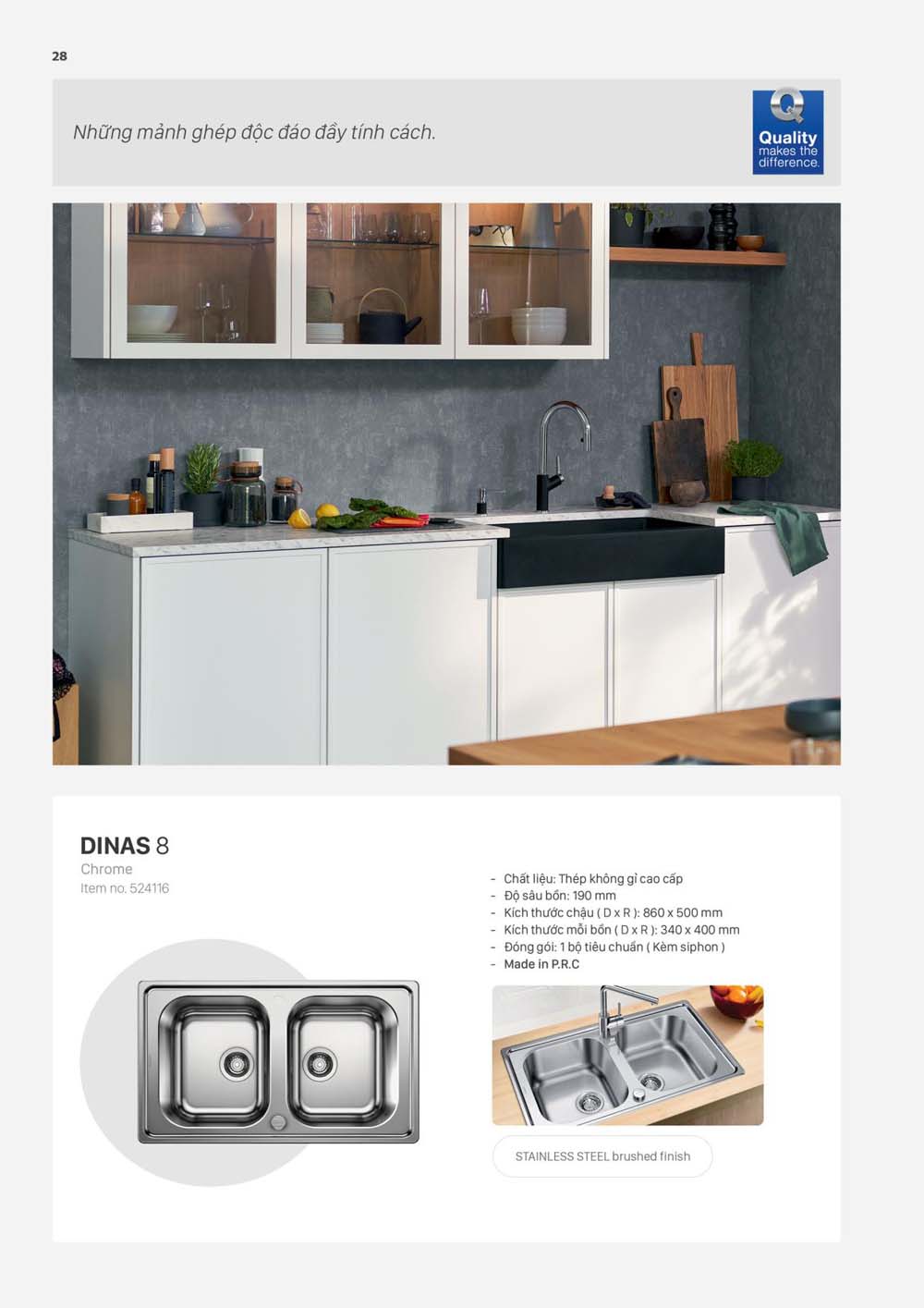 Catalogue BLANCO 2023 Bang gia thiet bi nha bep vuathietbi.com 28