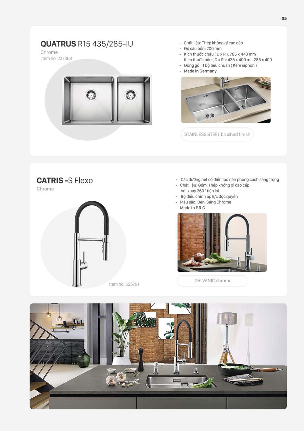 Catalogue BLANCO 2023 Bang gia thiet bi nha bep vuathietbi.com 35