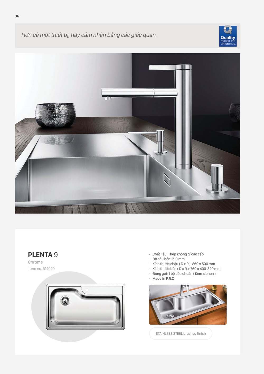 Catalogue BLANCO 2023 Bang gia thiet bi nha bep vuathietbi.com 36