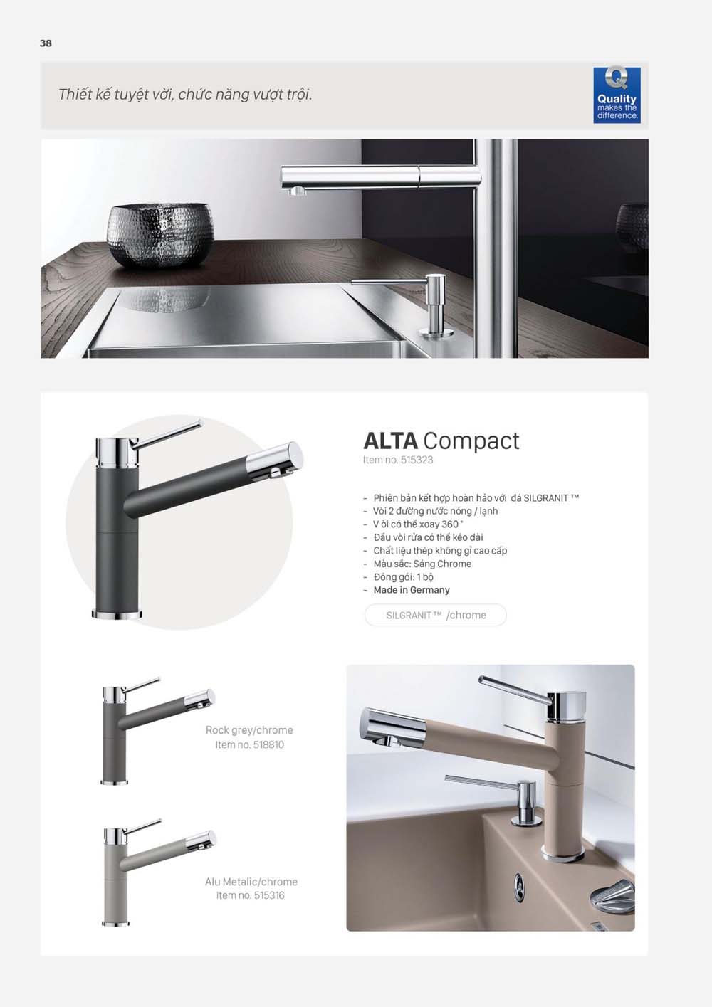 Catalogue BLANCO 2023 Bang gia thiet bi nha bep vuathietbi.com 38