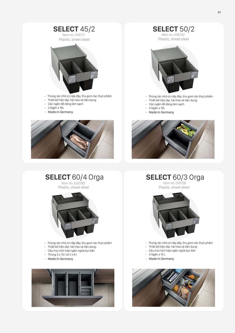 Catalogue BLANCO 2023 Bang gia thiet bi nha bep vuathietbi.com 41